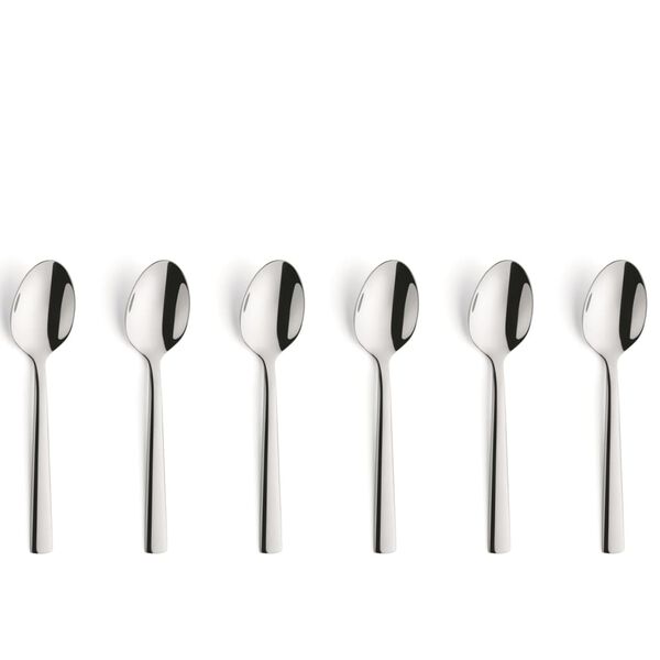 Amefa Ensemble de cuill&egrave;res &agrave; moka 6 pcs Moderno