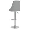 vidaXL Tabourets de bar lot de 2 gris clair tissu