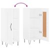 vidaXL Buffet blanc 34,5x34x90 cm bois d'ingénierie