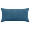 vidaXL Coussins de canapé 2 pcs Bleu 80 x 40 cm
