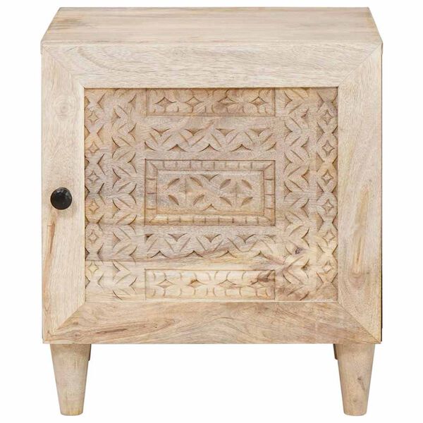 vidaXL Cabinet de chevet 2 pcs Beige 40 x 33 x 46 cm