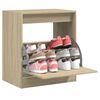 vidaXL Armoire à chaussures chêne sonoma 60x42x69 cm bois d'ingénierie