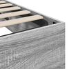 vidaXL Cadre de lit ottoman Gris Sonoma 193 x 120 x 25 cm