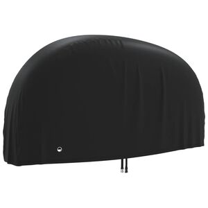 vidaXL Housse de v&eacute;lo noir 200x70x110 cm oxford 190T