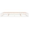 vidaXL Cadre de lit sans matelas blanc 180x200 cm bois massif