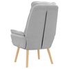 vidaXL fauteuil Gris nuage 69 x 74 x 93 cm Tissu Sherpa