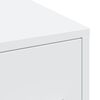 vidaXL Armoire de salle de bain &eacute;troite avec roulettes blanc
