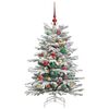 vidaXL Sapin de No&euml;l Artificiel &agrave; Branches Articul&eacute;es Blanc 120 cm