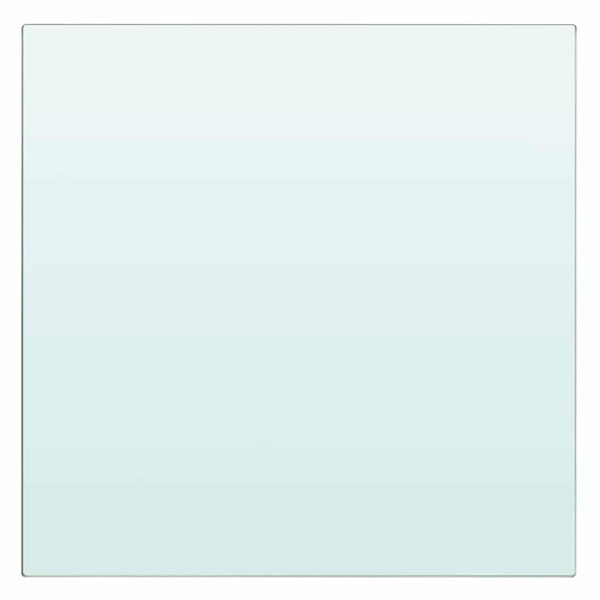 vidaXL Panneau pour &eacute;tag&egrave;re Verre transparent 20 x 20 cm