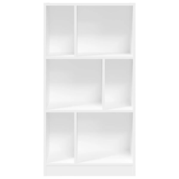 vidaXL Bibliothèque blanc 57x28,5x107,5 cm bois d'ingénierie