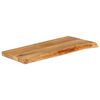 vidaXL Dessus de table &agrave; bord vivant 90x40x2,5 cm bois massif manguier