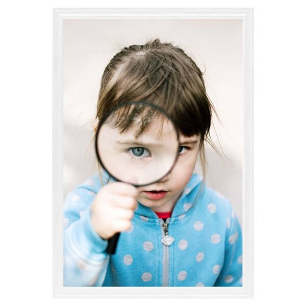 vidaXL Collage de cadres photo 3 pcs de table Blanc 15x21 cm MDF