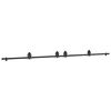 vidaXL Kit de quincaillerie de porte coulissante 366 cm acier noir