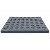 vidaXL Carreaux de protection antichoc 12pcs Caoutchouc 50x50x3cm Gris