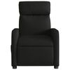 vidaXL Fauteuil inclinable électrique Noir Tissu