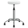 vidaXL Tabouret de massage Similicuir Blanc