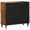 vidaXL Buffet avec porte Marron 80 x 33 x 75 cm Bois de mangue massif