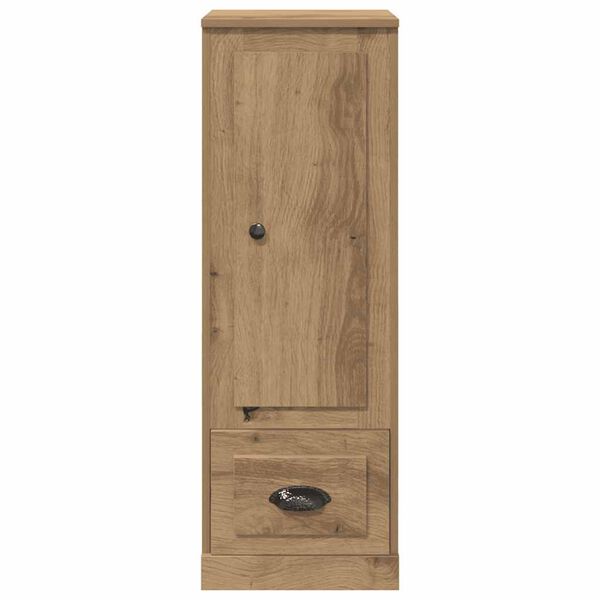 vidaXL Buffet haut ch&ecirc;ne artisanal 36x35,5x103,5 cm bois d'ing&eacute;nierie