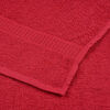 vidaXL Serviettes de toilette FROGN 10 pi&egrave;ces Rouge 30x30 cm 360 g/m&sup2;