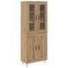 vidaXL Haut Armoire Ch&ecirc;ne artisanal 69,5 x 34 x 90 cm