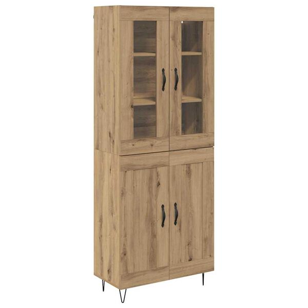 vidaXL Haut Armoire Ch&ecirc;ne artisanal 69,5 x 34 x 90 cm