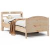 vidaXL Cadre de lit sans matelas 100x200 cm bois massif de pin