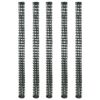 vidaXL Mailles de cl&ocirc;ture de jardin 5 pcs PEHD 1x1,2 m Vert