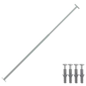 vidaXL Barre de fen&ecirc;tre r&eacute;glable de s&eacute;curit&eacute; 710-1200 mm