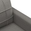 vidaXL Fauteuil Gris foncé 60 cm Tissu