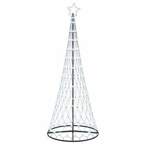 vidaXL Arbre de No&euml;l LED avec 295 LED Blanc froid 250 cm M&eacute;tal