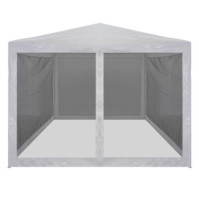 vidaXL Tente de réception avec 4 parois en maille 4 x 3 m