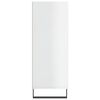vidaXL Armoire à étagères blanc brillant 69,5x32,5x90 cm