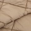 vidaXL Duvet d'&eacute;t&eacute; simple Taupe 220 x 240 cm Microfibre