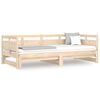 vidaXL Lit coulissant sans matelas bois de pin massif 2x(90x190) cm