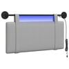 vidaXL T&ecirc;te de lit suspendue Gris nuage Tissu