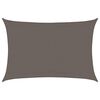 vidaXL Voile d'ombrage 160 g/m&sup2; Anthracite 3,5x4,5 m PEHD