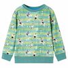 Sweatshirt pour enfants m&eacute;lange vert clair 104