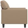 vidaXL Fauteuil Cappuccino 60 cm Similicuir