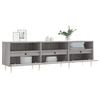 vidaXL Meuble TV sonoma gris 150x30x44,5 cm bois d'ing&eacute;nierie