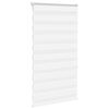 vidaXL Store z&egrave;bre blanc 70x150 cm largeur du tissu 65,9 cm polyester