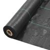 vidaXL Toile de paillage PP 1 x 50 m Noir