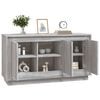 vidaXL Buffet sonoma gris 102x35x55 cm bois d'ingénierie
