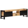 vidaXL Meuble TV 140x30x40 cm Bois de manguier brut