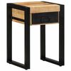 vidaXL Table d'appoint 35x35x50 cm bois massif de manguier brut