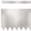 vidaXL Bordure de Pelouse 20 pcs Argent 100 x 0.05 x 20 cm
