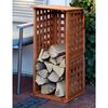 dobar green label Support pour bois de chauffage marron