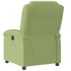 vidaXL Fauteuil inclinable vert clair velours