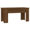 vidaXL Table basse Chêne marron 101x49x52 cm Bois d'ingénierie