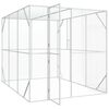 vidaXL Cage pour oiseaux Anthracite 210 x 304 x 213 cm Acier galvanis&eacute;