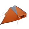 vidaXL Tente tipi avec toit Gris et orange 490 x 410 x 210 cm